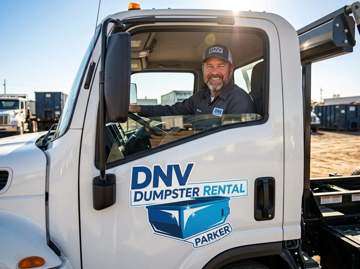 Roll-off dumpster delivery serving The Pinery, Colorado from Parker Roll-off dumpster delivery serving The Pinery, Colorado from Parker