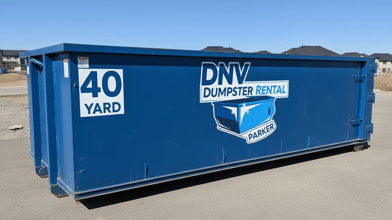 40 Yard Dumpster Rental Parker
